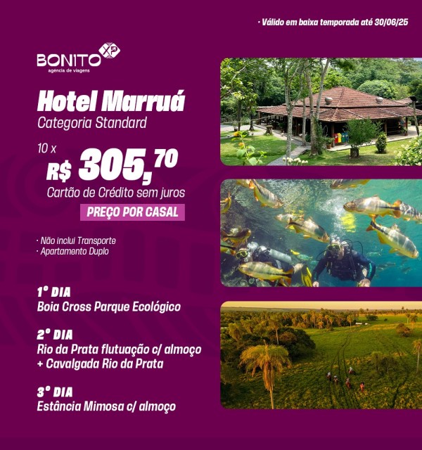 Pacote - Hotel Marruá